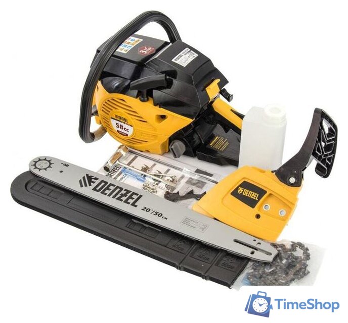 Бензопила Denzel DGS-5820 - Изображение №9 — Интернет-магазин Time-Shop