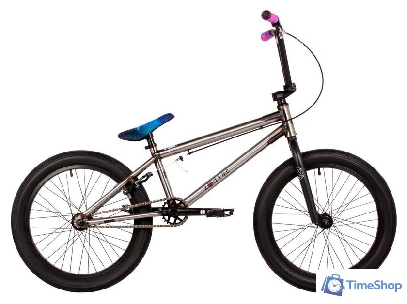Велосипед Novatrack BMX Zodiac 2025 (серебристый) - Изображение №1 — Интернет-магазин Time-Shop