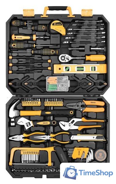 Универсальный набор инструментов Deko DKMT168 (168 предметов) - Изображение №2 — Интернет-магазин Time-Shop