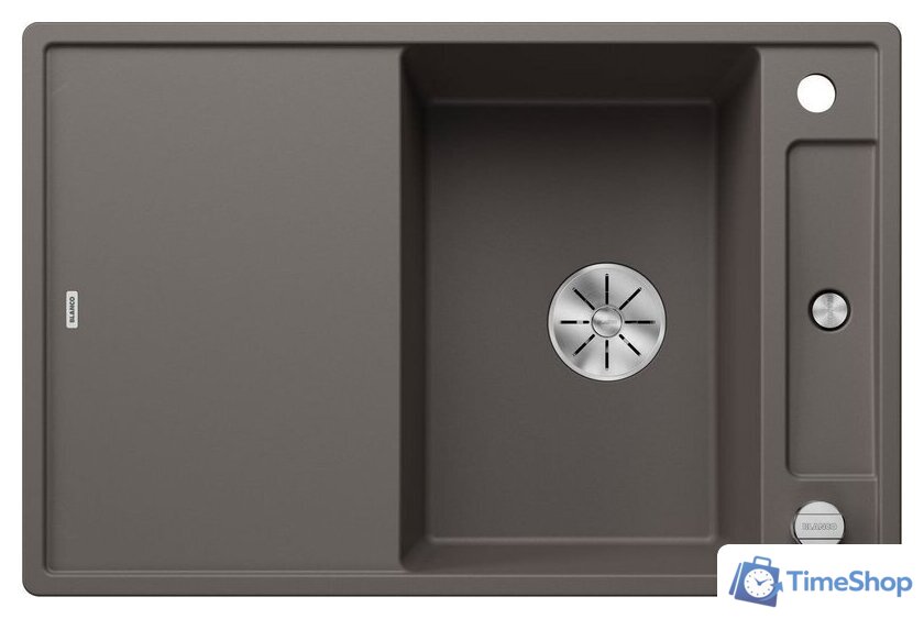 Кухонная мойка Blanco Axia III 45 S 527219 (вулканический серый, деревянная доска) - Изображение №1 — Интернет-магазин Time-Shop