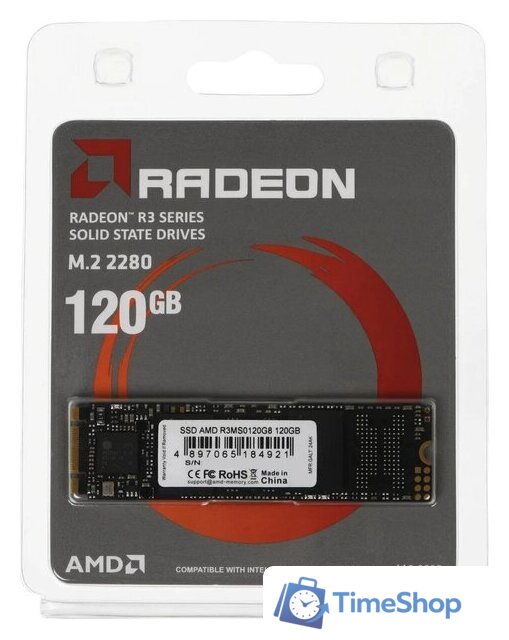 SSD AMD Radeon R3 120GB R3MS0120G8 - Изображение №3 — Интернет-магазин Time-Shop