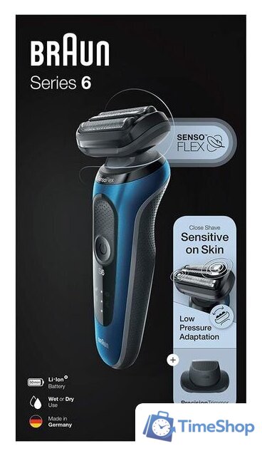 Электробритва Braun Series 6 60-B1200s - Изображение №3 — Интернет-магазин Time-Shop