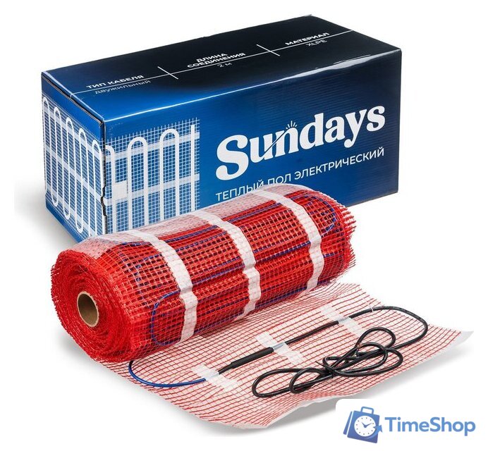 Нагревательный мат Sundays 1200Вт (8м2) - Изображение №4 — Интернет-магазин Time-Shop
