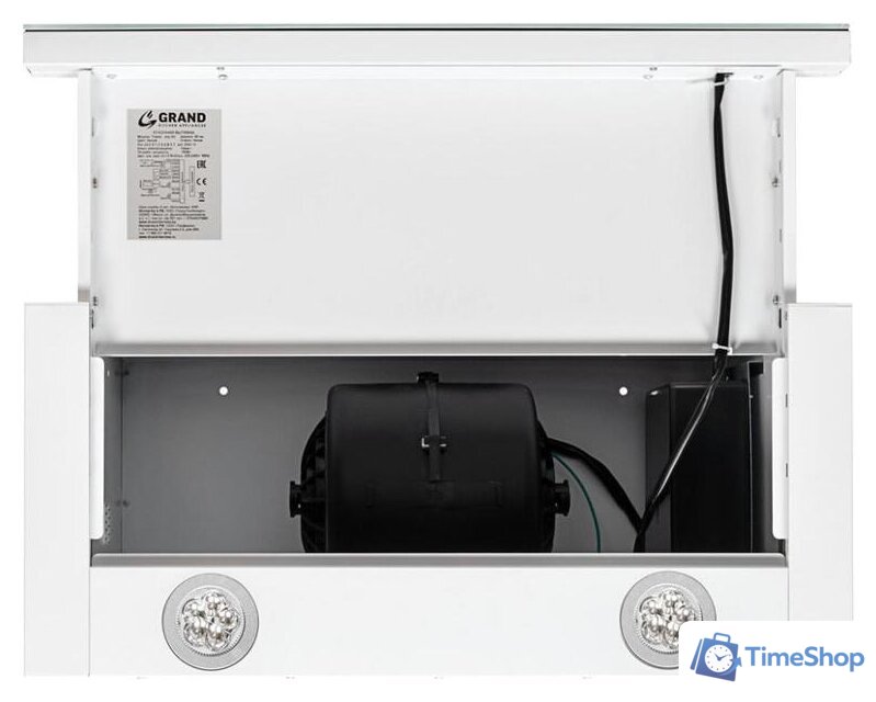 Кухонная вытяжка Grand Toledo GC 60 (белый) - Изображение №8 — Интернет-магазин Time-Shop