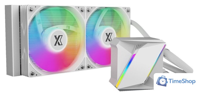 Система жидкостного охлаждения для процессора XASTRA LM240 ARGB WH - Изображение №1 — Интернет-магазин Time-Shop