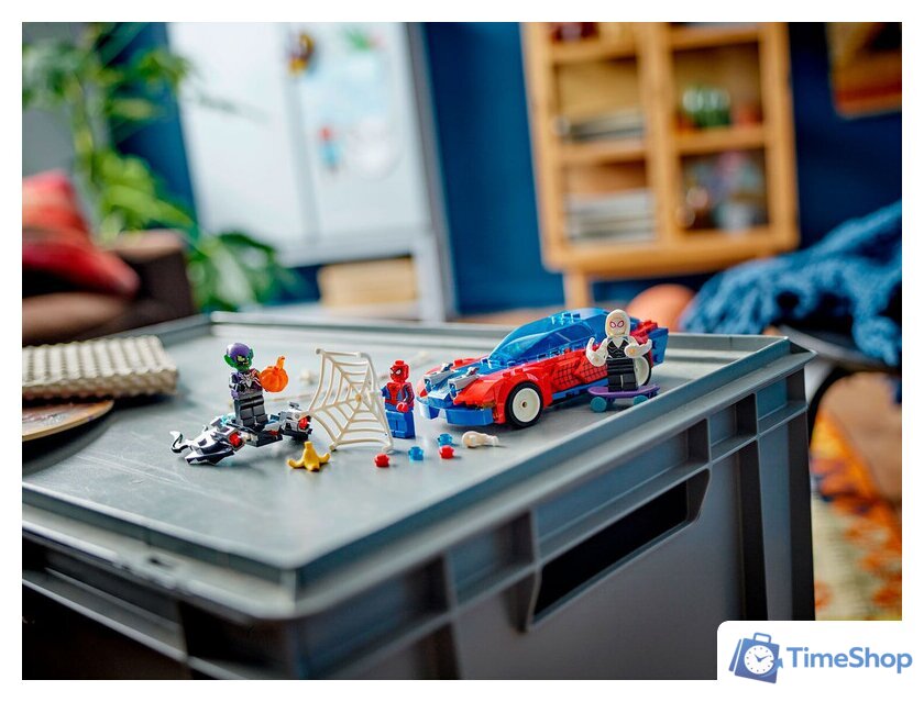 Конструктор LEGO Marvel Super Heroes 76279 Гоночная машина Человека-паука и Зеленый гоблин Веном - Изображение №8 — Интернет-магазин Time-Shop