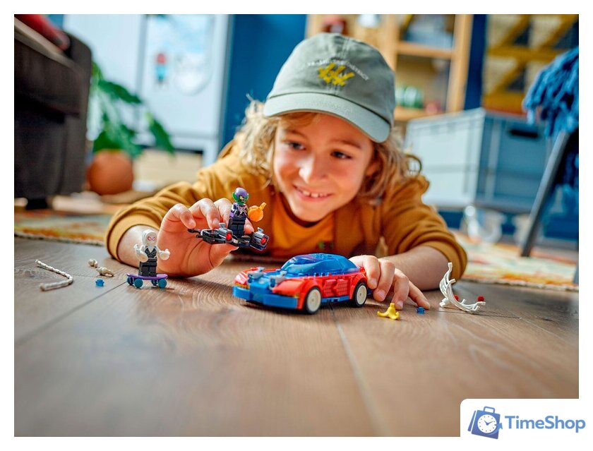 Конструктор LEGO Marvel Super Heroes 76279 Гоночная машина Человека-паука и Зеленый гоблин Веном - Изображение №7 — Интернет-магазин Time-Shop