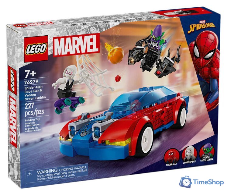 Конструктор LEGO Marvel Super Heroes 76279 Гоночная машина Человека-паука и Зеленый гоблин Веном - Изображение №1 — Интернет-магазин Time-Shop