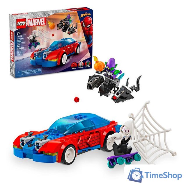 Конструктор LEGO Marvel Super Heroes 76279 Гоночная машина Человека-паука и Зеленый гоблин Веном - Изображение №6 — Интернет-магазин Time-Shop
