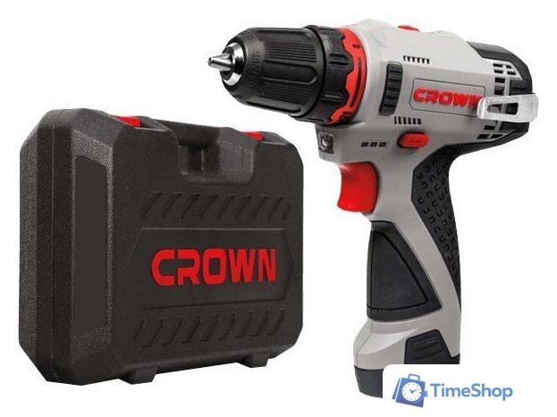 Дрель-шуруповерт Crown CT21072HX-2 BMC (с 2-мя АКБ, кейс) - Изображение №1 — Интернет-магазин Time-Shop