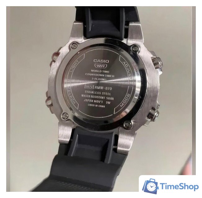 Наручные часы Casio AMW-870-1A - Изображение №4 — Интернет-магазин Time-Shop