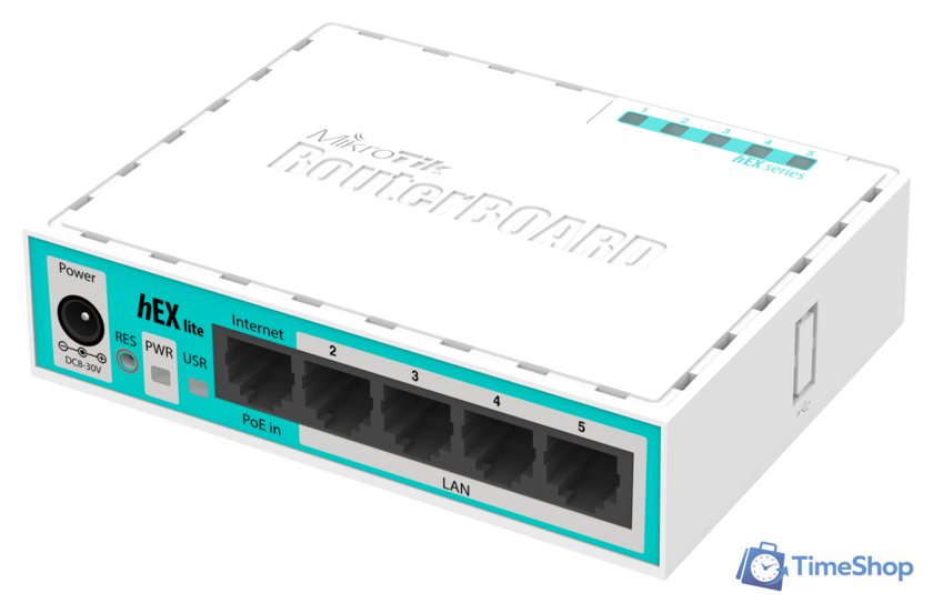 Маршрутизатор Mikrotik Hex Lite (RB750r2) - Изображение №2 — Интернет-магазин Time-Shop