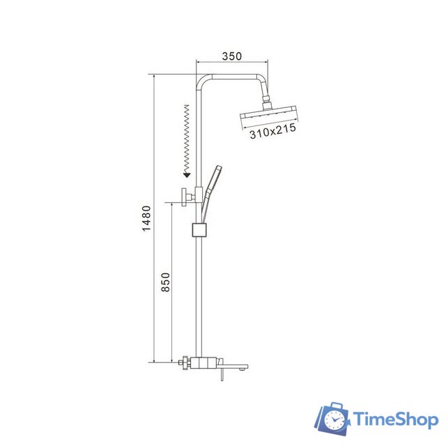 Душевая система  Shevanik S6836 - Изображение №36 — Интернет-магазин Time-Shop