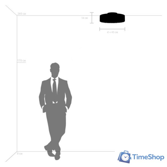 Припотолочная люстра Lightstar Faraone 701021 - Изображение №6 — Интернет-магазин Time-Shop