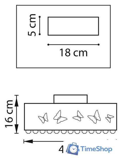 Припотолочная люстра Lightstar Faraone 701021 - Изображение №7 — Интернет-магазин Time-Shop