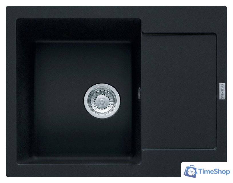 Кухонная мойка Franke Maris MRG 611-62 114.0676.031 (матовый черный) - Изображение №1 — Интернет-магазин Time-Shop
