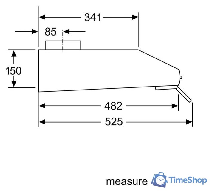 Кухонная вытяжка Siemens iQ300 LU26150GB - Изображение №2 — Интернет-магазин Time-Shop