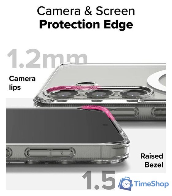 Чехол для телефона Ringke Fusion Magnetic для Galaxy S25 Clear - Изображение №8 — Интернет-магазин Time-Shop