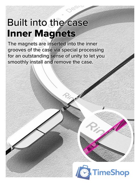 Чехол для телефона Ringke Fusion Magnetic для Galaxy S25 Clear - Изображение №5 — Интернет-магазин Time-Shop