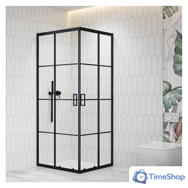 Душевой уголок RGW PA-34B 06083499-84 (черный/прозрачное стекло) - Изображение №1 — Интернет-магазин Time-Shop