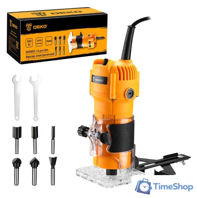 Кромочно-петельный фрезер Deko DKR800 SET 6 - Изображение №1 — Интернет-магазин Time-Shop
