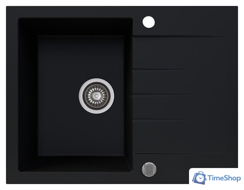 Кухонная мойка Kernau KGS V 4565A 1B1D Deep Black - Изображение №1 — Интернет-магазин Time-Shop