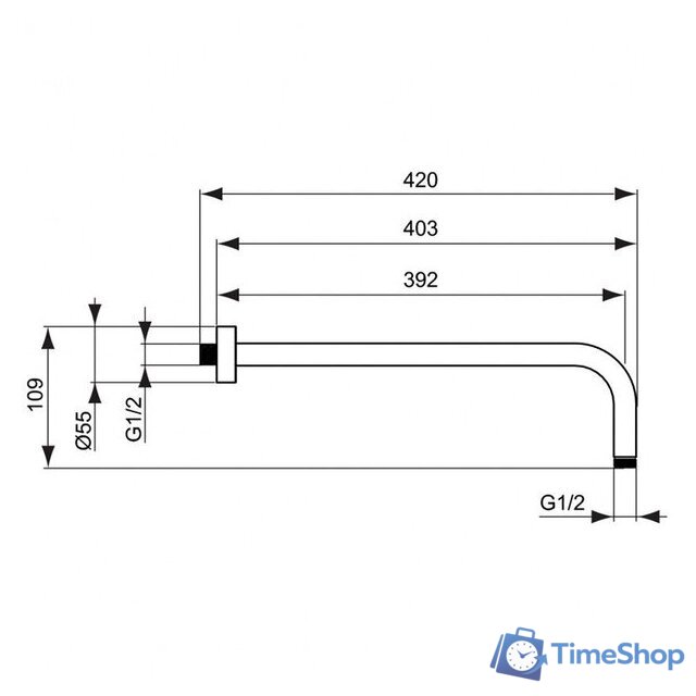 Душевая система  Ideal Standard Ceratherm Navigo A7772AA - Изображение №14 — Интернет-магазин Time-Shop