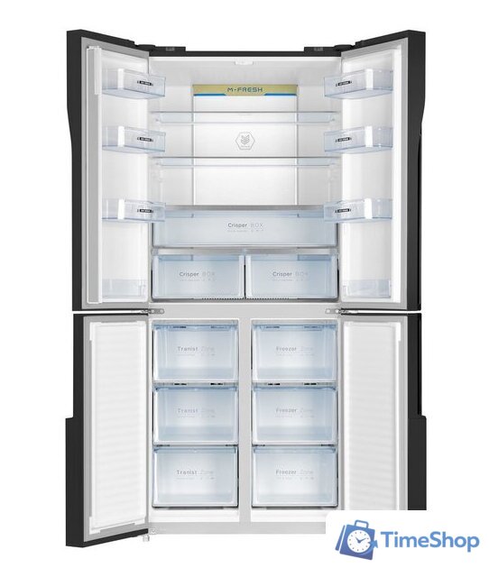 Четырёхдверный холодильник MAUNFELD MFF181NFSB - Изображение №3 — Интернет-магазин Time-Shop