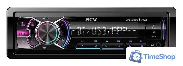 USB-магнитола ACV AVS-601UBM - Изображение №1 — Интернет-магазин Time-Shop
