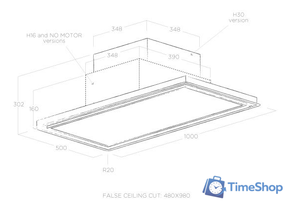 Кухонная вытяжка Elica Skydome H30 A/100 - Изображение №5 — Интернет-магазин Time-Shop