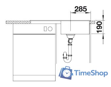 Кухонная мойка Blanco Zia 5 S (антрацит) [520511] - Изображение №4 — Интернет-магазин Time-Shop