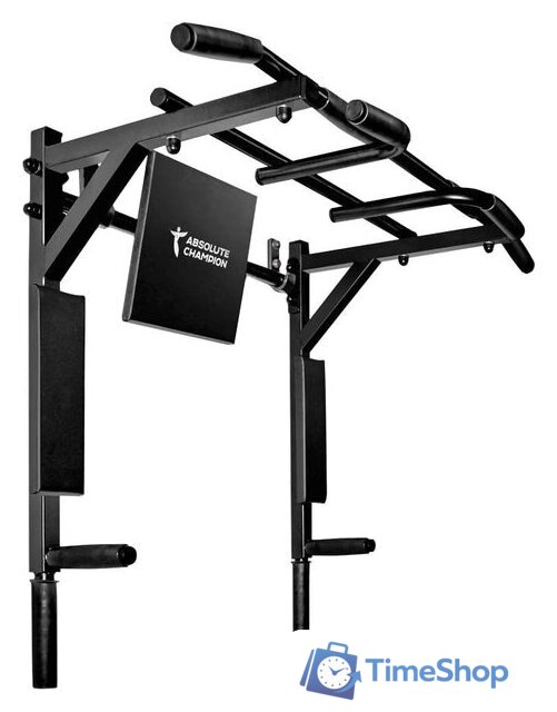 Турник с брусьями Absolute Champion Центр Спорт 3в1 АЧ 7697 (черный/черный) - Изображение №1 — Интернет-магазин Time-Shop