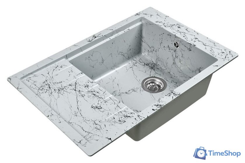 Кухонная мойка Wisent WB28-16 (с сифоном GER013) - Изображение №2 — Интернет-магазин Time-Shop