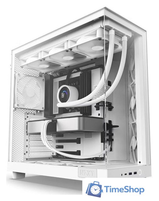 Корпус NZXT H6 Flow CC-H61FW-01 - Изображение №1 — Интернет-магазин Time-Shop