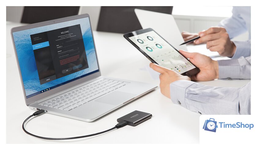 Внешний накопитель Samsung T5 1TB (черный) - Изображение №7 — Интернет-магазин Time-Shop