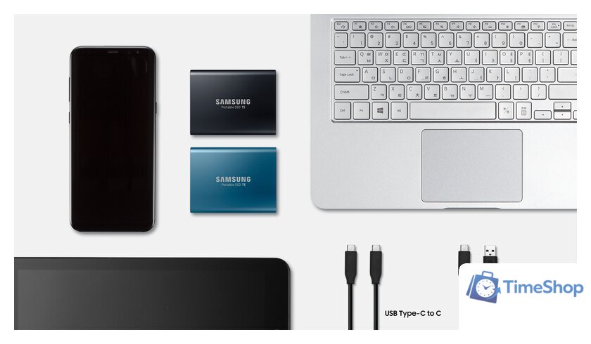Внешний накопитель Samsung T5 1TB (черный) - Изображение №8 — Интернет-магазин Time-Shop