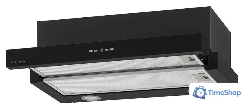 Кухонная вытяжка Krona Kamilla 600 TK 1 мотор КА-00008312 (черный) - Изображение №1 — Интернет-магазин Time-Shop