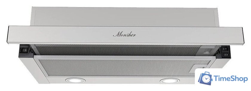 Кухонная вытяжка Monsher Loin 60 Acier (нержавеющая сталь) - Изображение №1 — Интернет-магазин Time-Shop