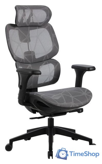 Офисное кресло CACTUS CS-MC555-GY (черный/серый) - Изображение №1 — Интернет-магазин Time-Shop