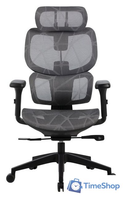 Офисное кресло CACTUS CS-MC555-GY (черный/серый) - Изображение №2 — Интернет-магазин Time-Shop