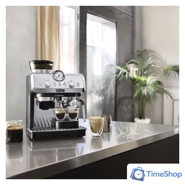Кофейная станция DeLonghi La Specialista Arte Manual EC9155.MB - Изображение №4 — Интернет-магазин Time-Shop