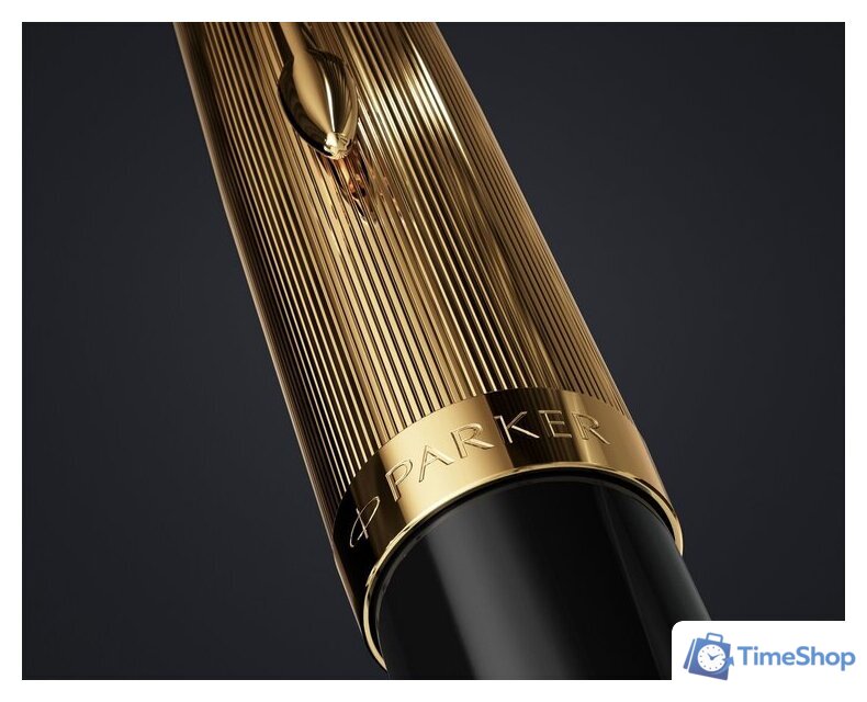 Ручка шариковая Parker 51 Deluxe Black GT 2123513 - Изображение №3 — Интернет-магазин Time-Shop