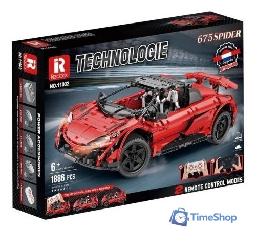 Конструктор Reobrix Суперкар Spider 675Lt 11002-D - Изображение №1 — Интернет-магазин Time-Shop