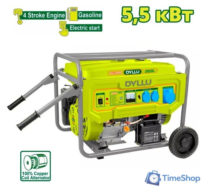 Бензиновый генератор Dyllu DTGEAA08 - Изображение №1 — Интернет-магазин Time-Shop