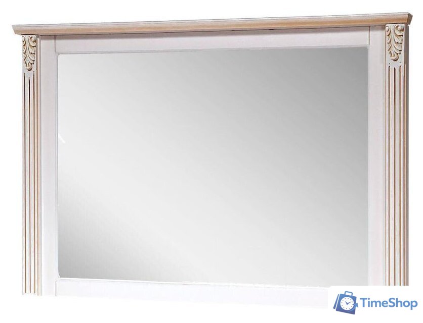 Зеркало ФорестДекоГрупп Бьянка ГН010-12 (белый) - Изображение №1 — Интернет-магазин Time-Shop