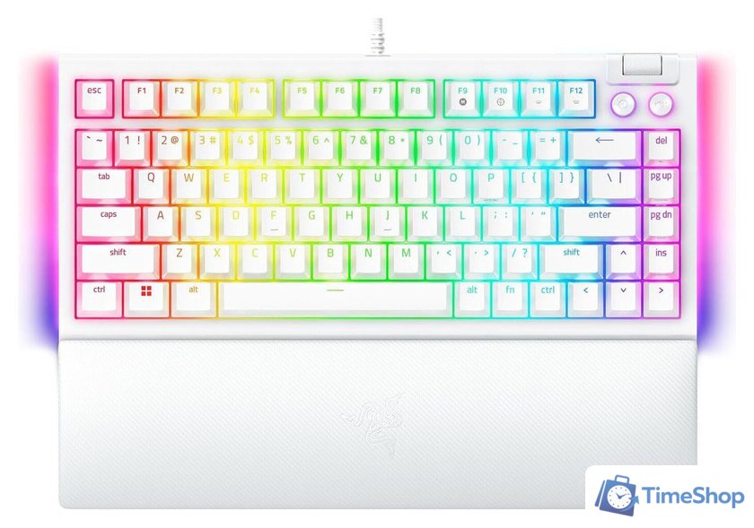 Клавиатура Razer BlackWidow V4 75% (белый, нет кириллицы) - Изображение №1 — Интернет-магазин Time-Shop