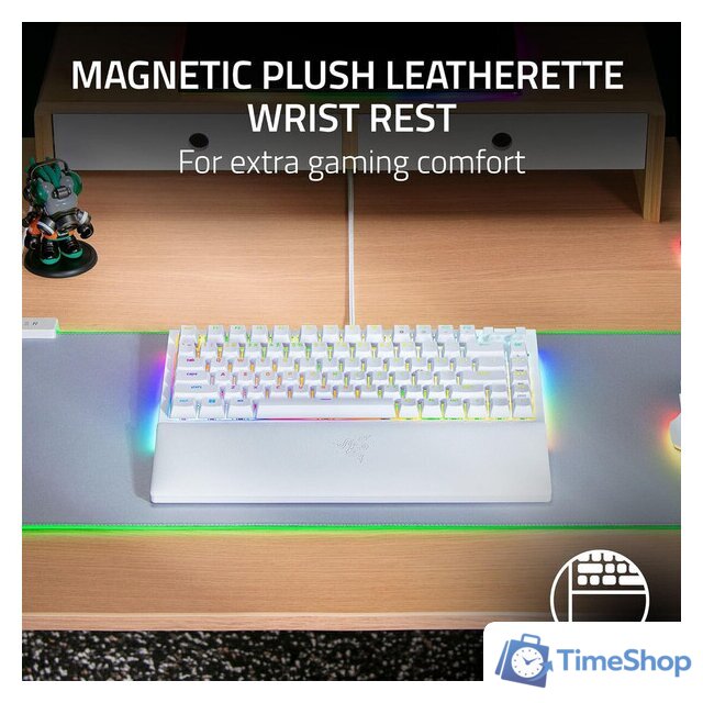 Клавиатура Razer BlackWidow V4 75% (белый, нет кириллицы) - Изображение №7 — Интернет-магазин Time-Shop