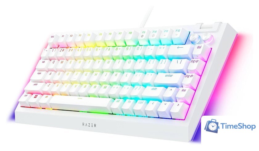 Клавиатура Razer BlackWidow V4 75% (белый, нет кириллицы) - Изображение №10 — Интернет-магазин Time-Shop