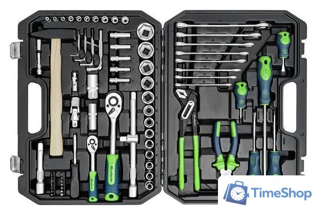 Универсальный набор инструментов СибрТех 13394 (76 предметов) - Изображение №2 — Интернет-магазин Time-Shop