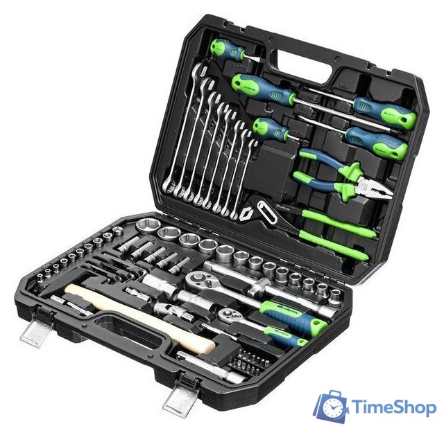 Универсальный набор инструментов СибрТех 13394 (76 предметов) - Изображение №1 — Интернет-магазин Time-Shop